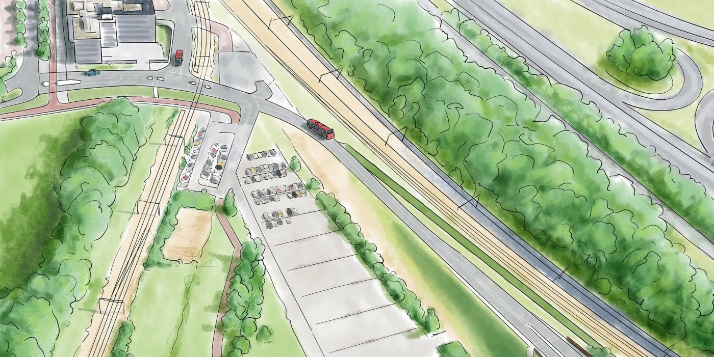 Inloopavond op 2 september over HOV-werk bij spoor
